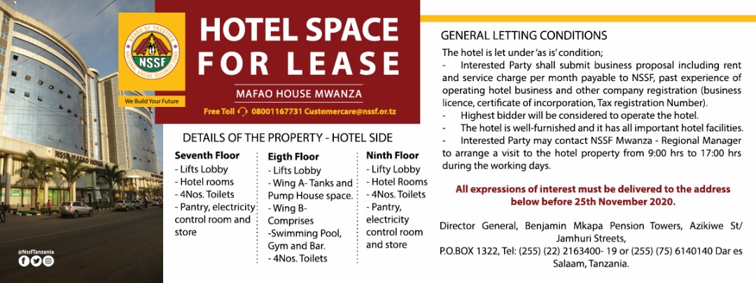 HOTEL SPACE FOR LEASE