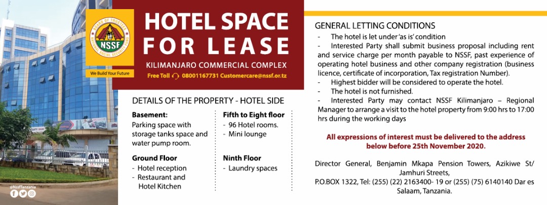 HOTEL SPACE FOR LEASE